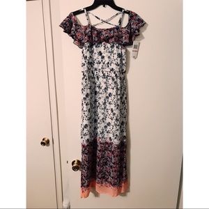 Girls maxi Dress Sequin Hearts size 12